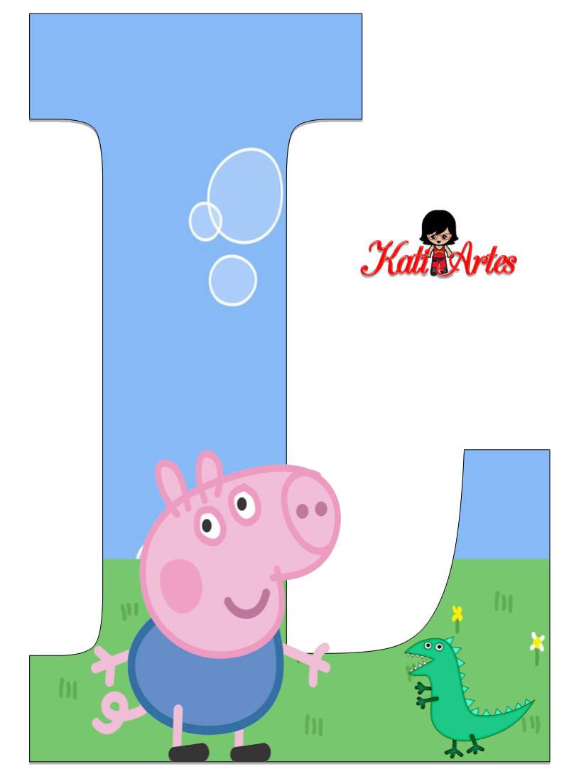 Alfabeto de George Pig. - Oh my Alfabetos!