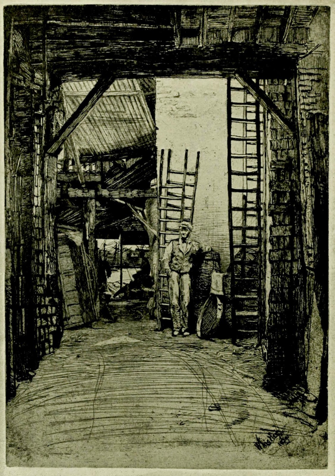 Data Deluge The Lime Burner James McNeill Whistler (1859)