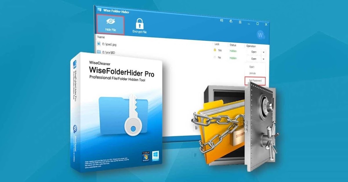 Wise folder hider. Hider.