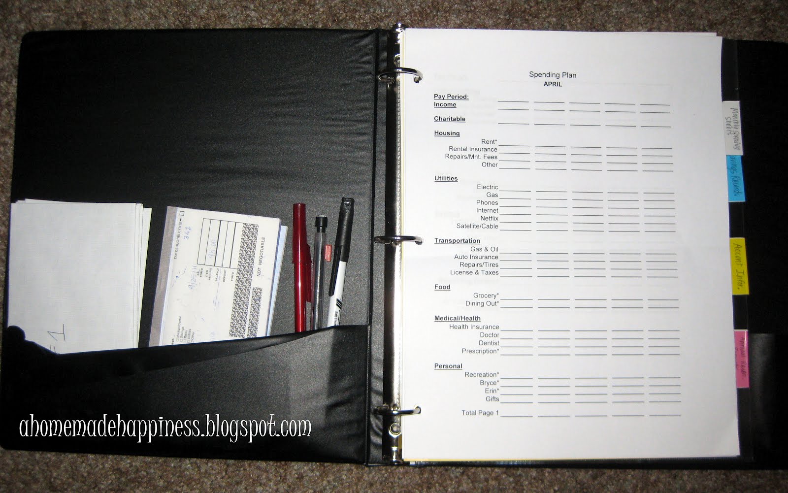 happiness-is-homemade-budget-binder