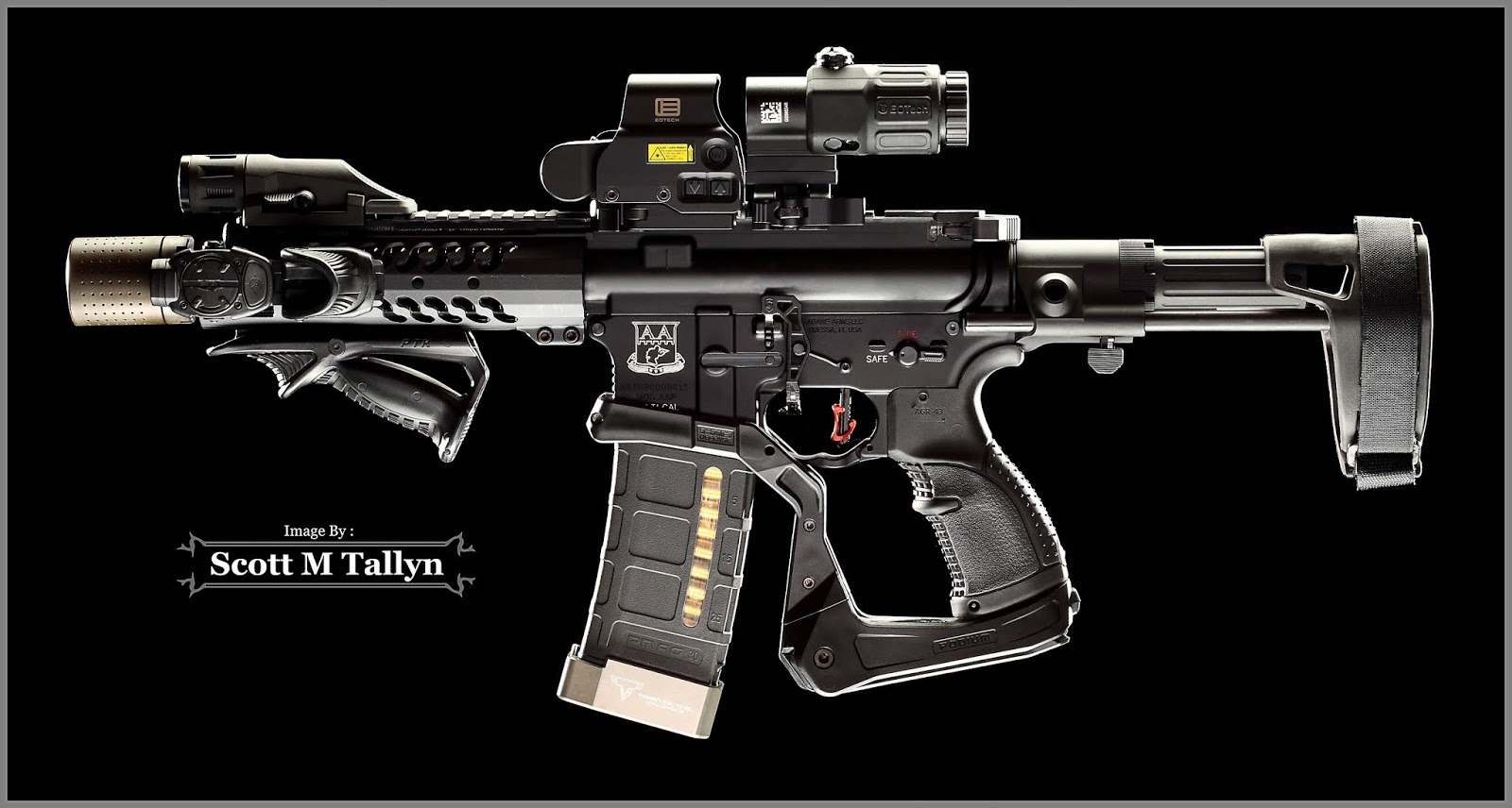 GunShots Photography Adams Arms EVO Piston Driven AR Pistol Profile