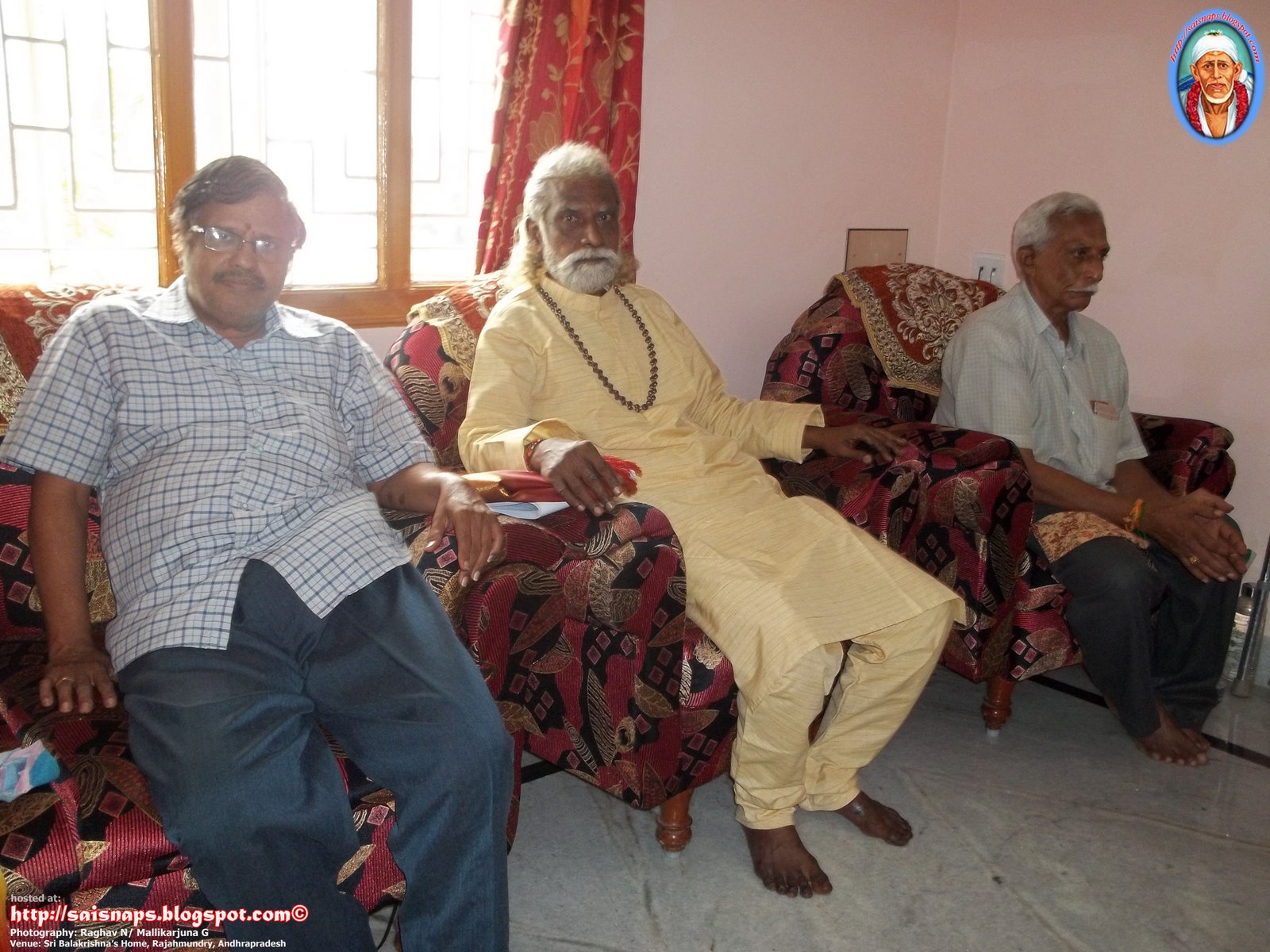 Sai Wallpaper Sri Sai Baba's Nakshatra Malika Puja at Sai Devotee Sri