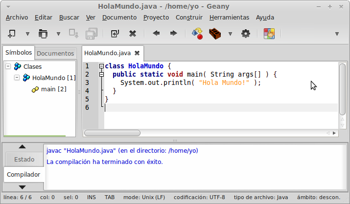 Jugando a crear: Java para C# - 01 - Hola Mundo