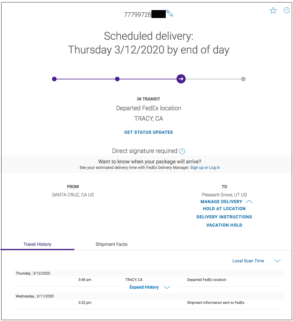 Rondam Ramblings: Fedex: when it absolute positively has to get lost