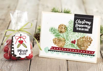 Stampin' Up! Christmas Happiness: 6 Holiday Projects ~ 2017 Holiday Catalog ~ www.juliedavison.com