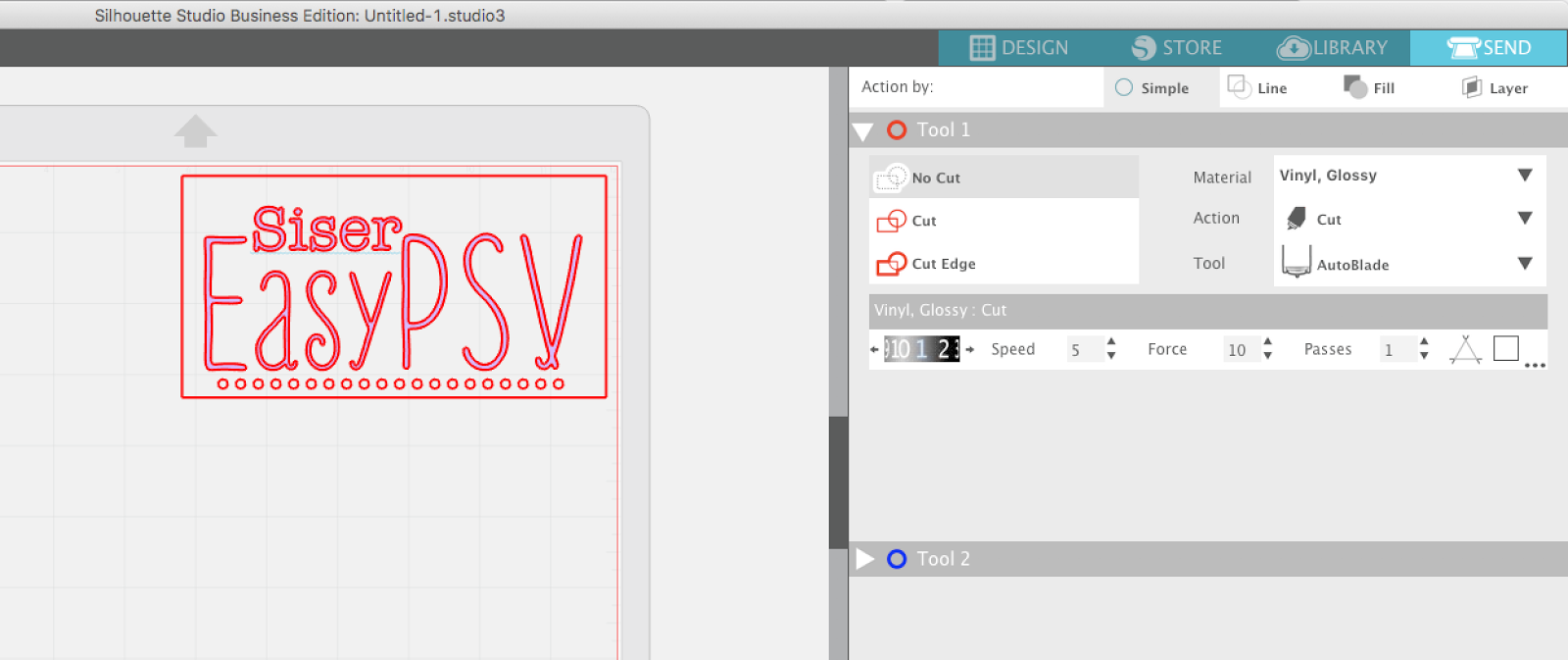 Siser EasyPSV Adhesive Vinyl Review & Silhouette Cut Settings