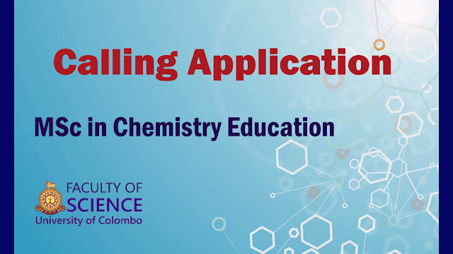 Calling Application for MSc in Chemistry Education