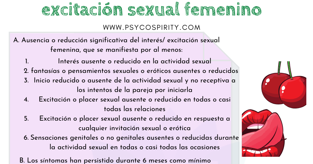 Psyco Spirity Trastorno Del Interésexcitación Sexual Femenino Clasificaciones Epidemiología