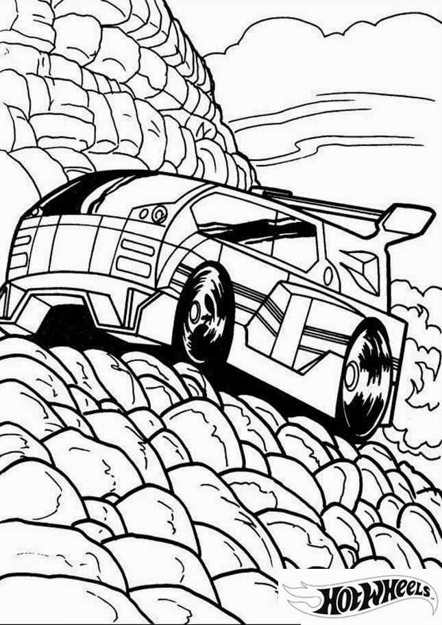 Hot Wheels Racing League Hot Wheels Coloring Pages Set 2