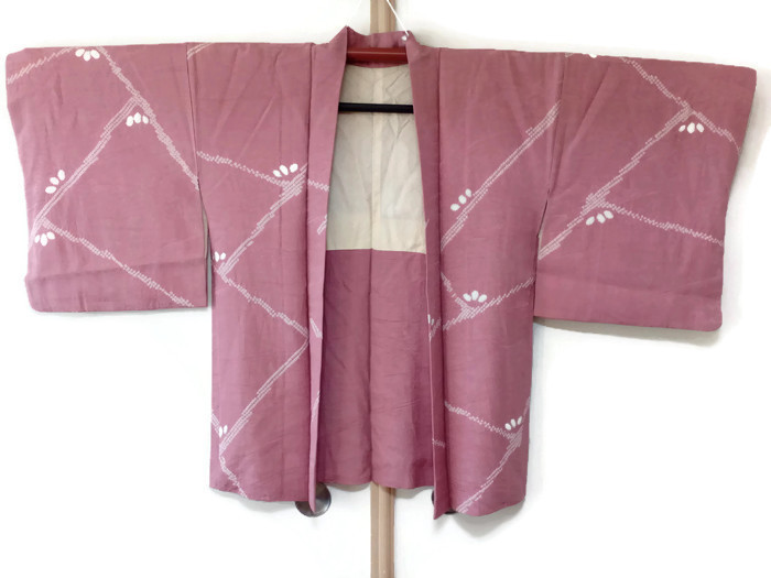 Vintage Kimono Jacket in Pink Shades
