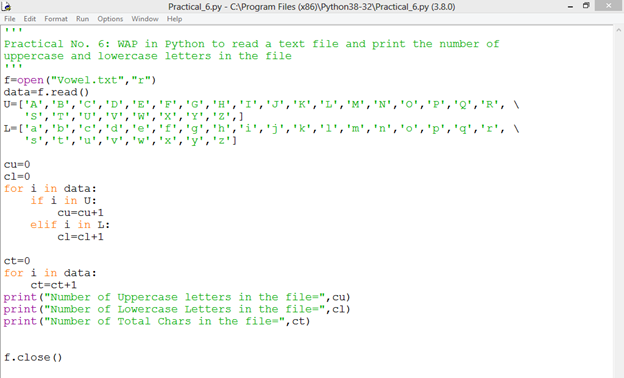TGTPGTCS: Practical No. 6: WAP in Python to read a text file and print ...