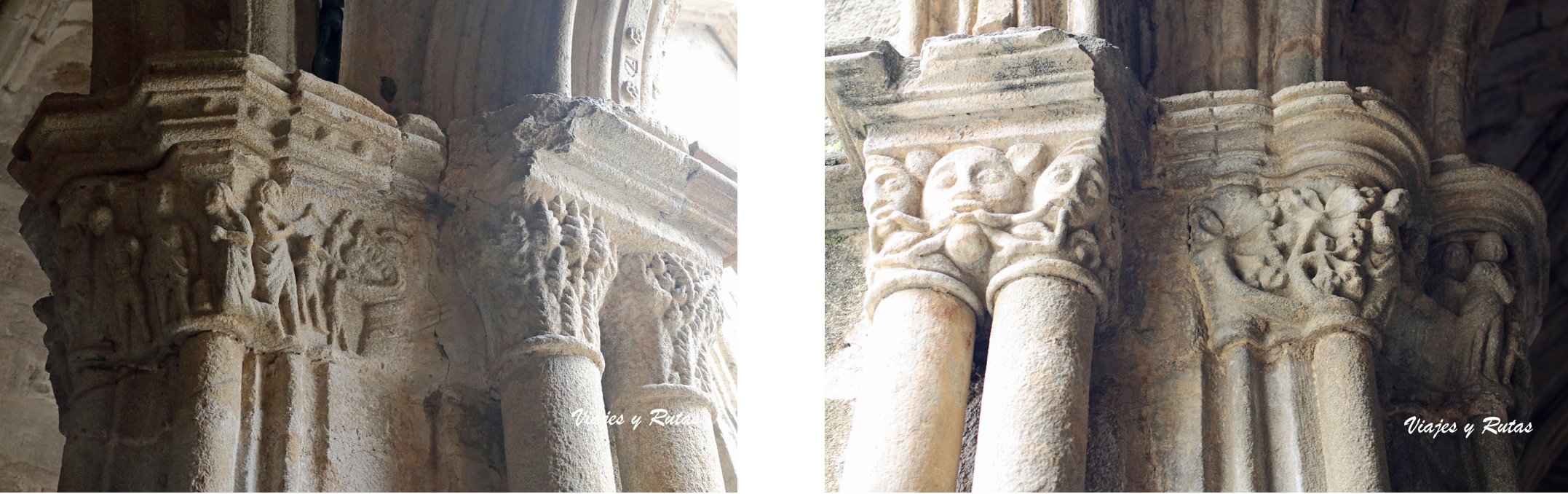 Capiteles del claustro de la Catedral de Plasencia