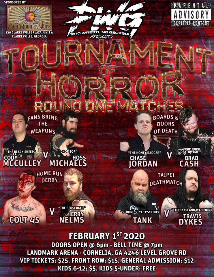 Pro Wrestling in Cornelia on February 1 Wrestling History