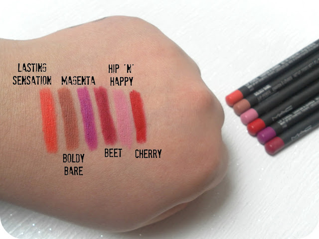 Mac Lip Pencil Collection Tattooed Tealady