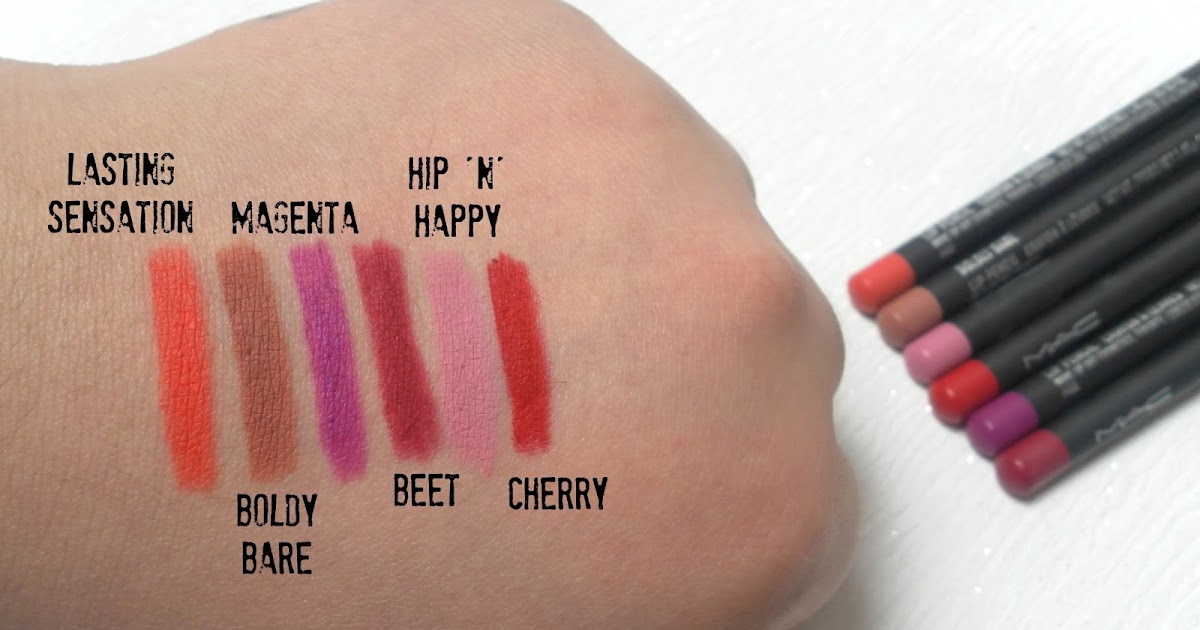 Mac Ruby Woo And Cherry Lip Liner Christoper