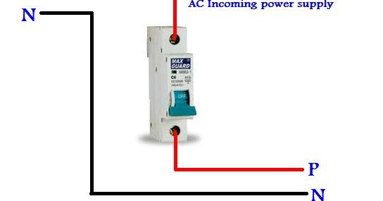 Single Pole MCB Wiring In Urdu/Hindi - Electrical Tutorials dc 3 pole breaker wiring diagram 