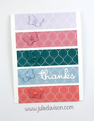 Stampin' Up! 2019-2021 In Color Card ~ Well Written Dies ~ Butterfly Duet Punch ~ NEW Catalog!! ~ www.juliedavison.com #stampinup