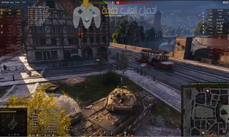 تحميل لعبة World of tanks blitz