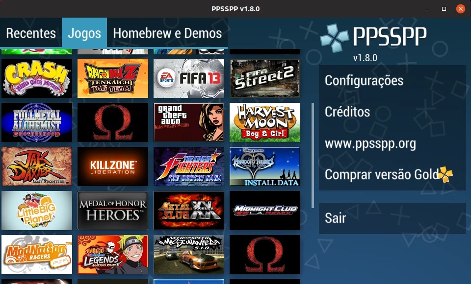 Emulador de PSP: Instale o PPSSPP no Ubuntu e derivados