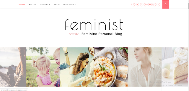Feminist Blogger Template