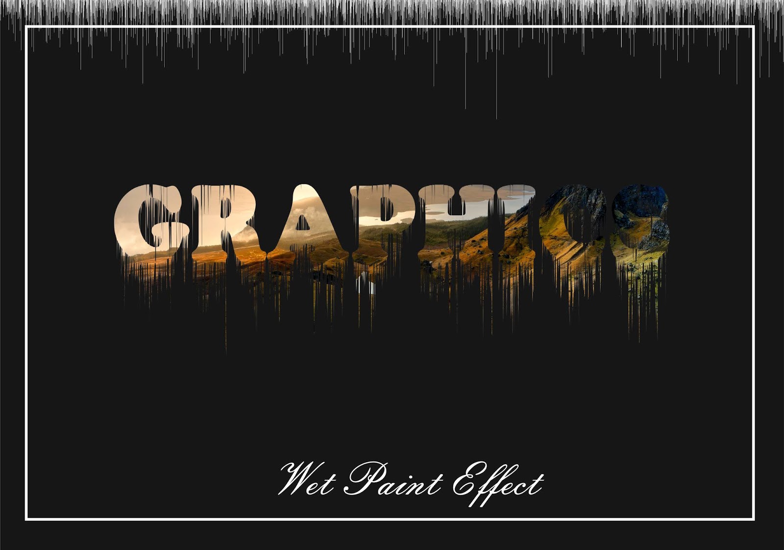 Isha Gupta Graphic Designing WET PAINT EFFECT IN CORELDRAW