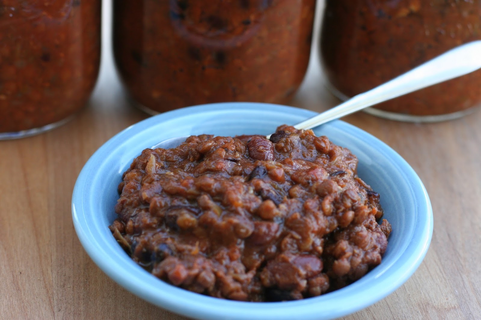 V e g a n D a d Pressure Canner Chili