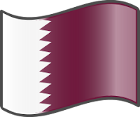 Qatar wavy flag — WikiProject Nuvola, in the public domain