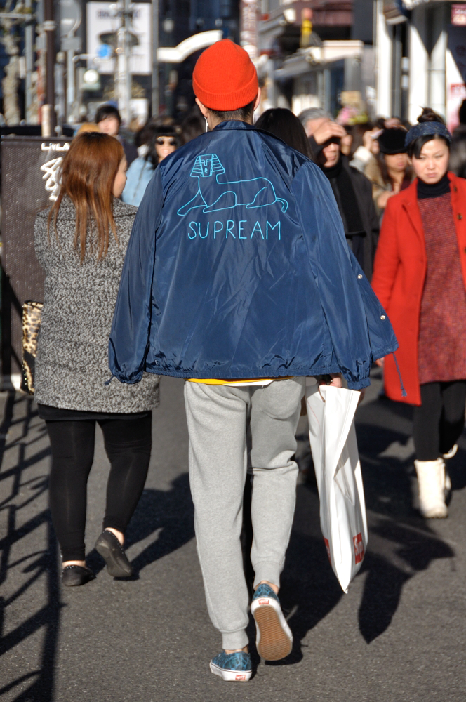 MITYP: on the street .. Harajuku - Supreme Schminx Coaches Jacket