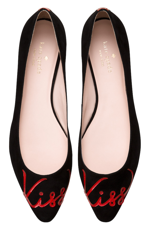 The Terrier and Lobster: The Daily Bauble: Kate Spade Emmie Kiss Kiss Flats