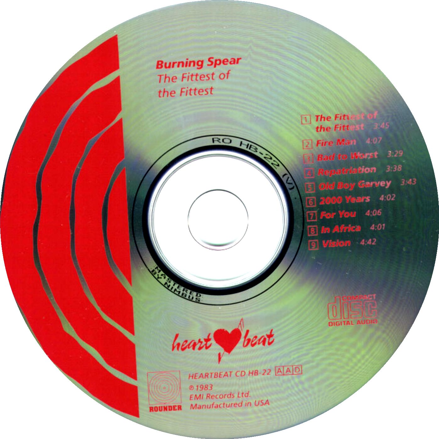 The Fittest Of The Fittest Burning Spear Margaret Wiegel