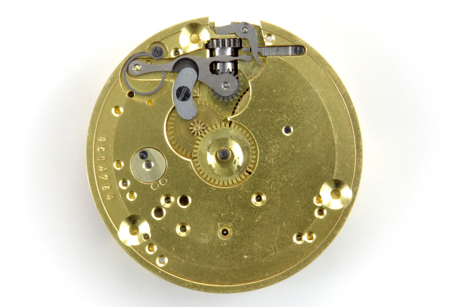 Oxford Pocket Watches Omega's patent winding and setting mechanism.