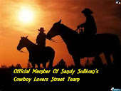 Sandy Sullivan's Cowboy Lover's Street Team!