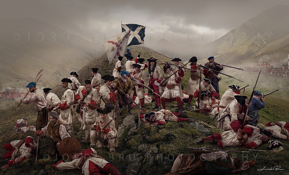 JESUS FIDELIS La batalla de Glenshiel 1719.