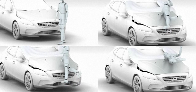Volvo Introduces V40 World's First Pedestrian Airbag