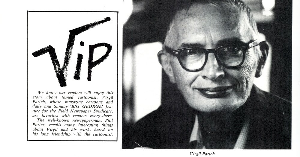 Hairy Green Eyeball 3 VIP — Virgil Partch — CARTOONIST PROfiles 31, 1976