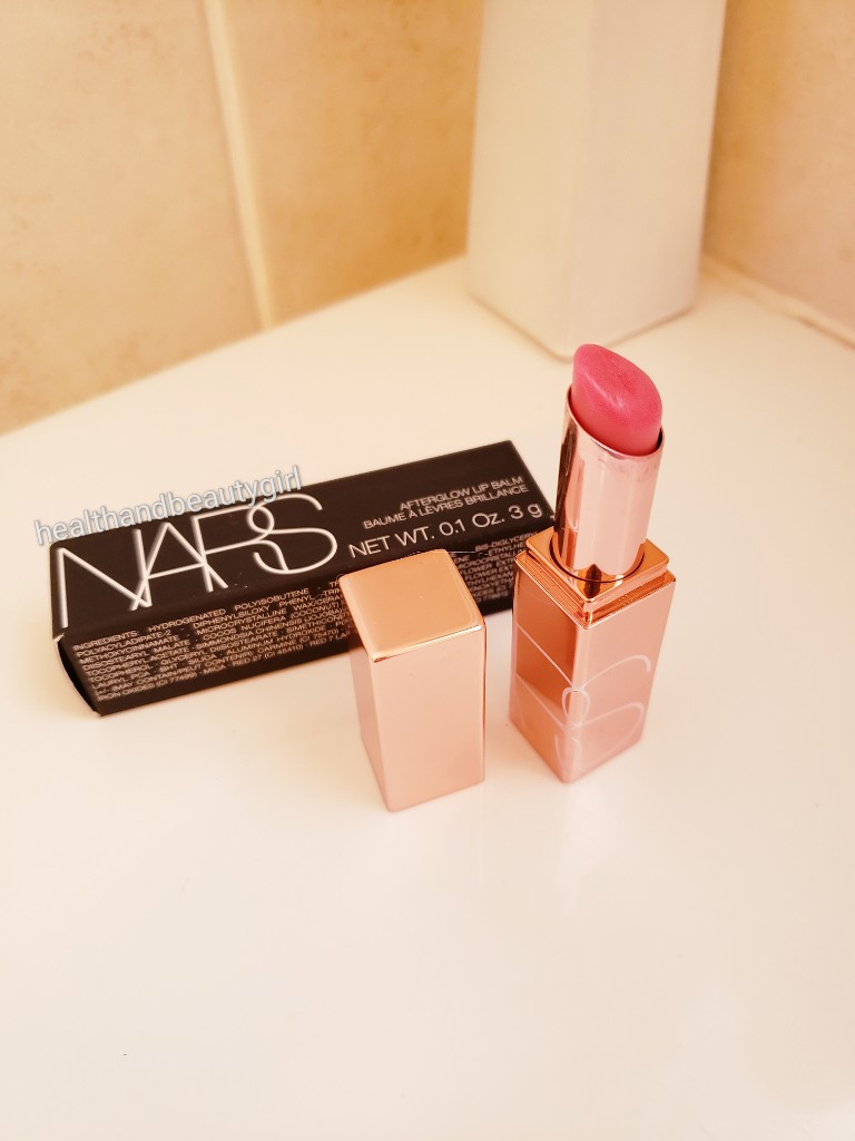 Health And Beauty Girl Nars Afterglow Lip Balm In Orgasm Review With