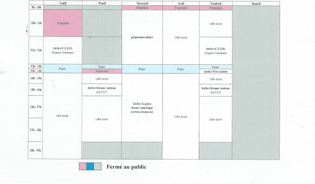 semaine du 02 au 06 octobre 2017