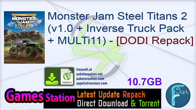 Monster Jam Steel Titans 2 (v1.0 + Inverse Truck Pack + MULTi11) – [DODI Repack]