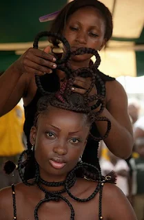 Each African hairstyle had its own uniqueness
