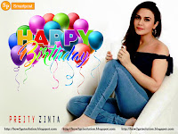 preity zinta new birthday celebration pic for instagram post [jeans and top]