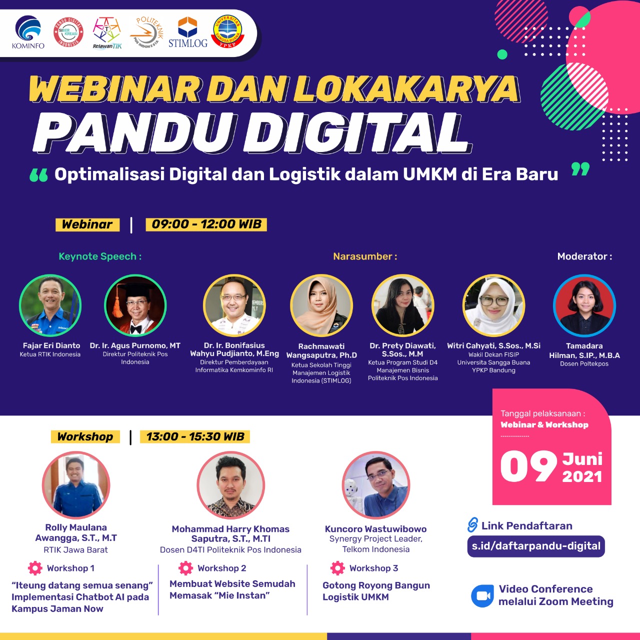 Webinar Dan Lokakarya Pandu Digital Optimasi Digital Dan Logistik Dalam Umkn Di Era Baru Teras Update Poltekpos