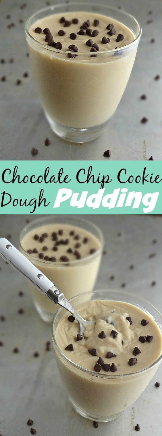 Chocolate Chip Cookie Dough Pudding vegan recipe box