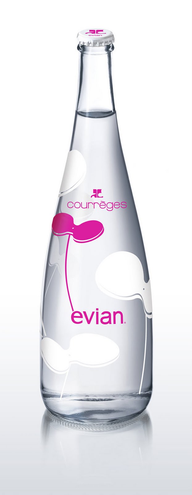 Evian Courrèges on Packaging of the World - Creative Package Design Gallery