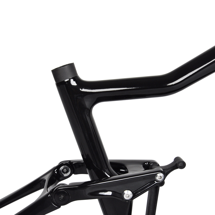 27.5er Plus Carbon Full Suspension Bike Frame with Bafang Max Middrive
