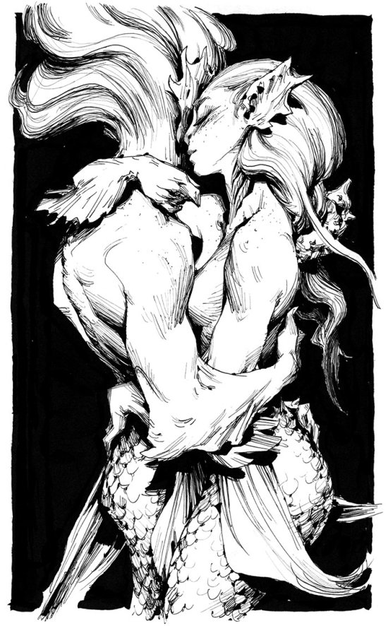 Andrew Mar artstation arte ilustrações fantasia sketches sensuais