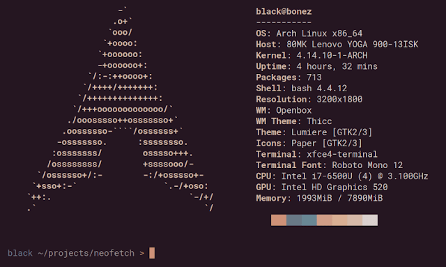 Neofetch- A Command-Line System Information Tool - Hackers Online Club ...
