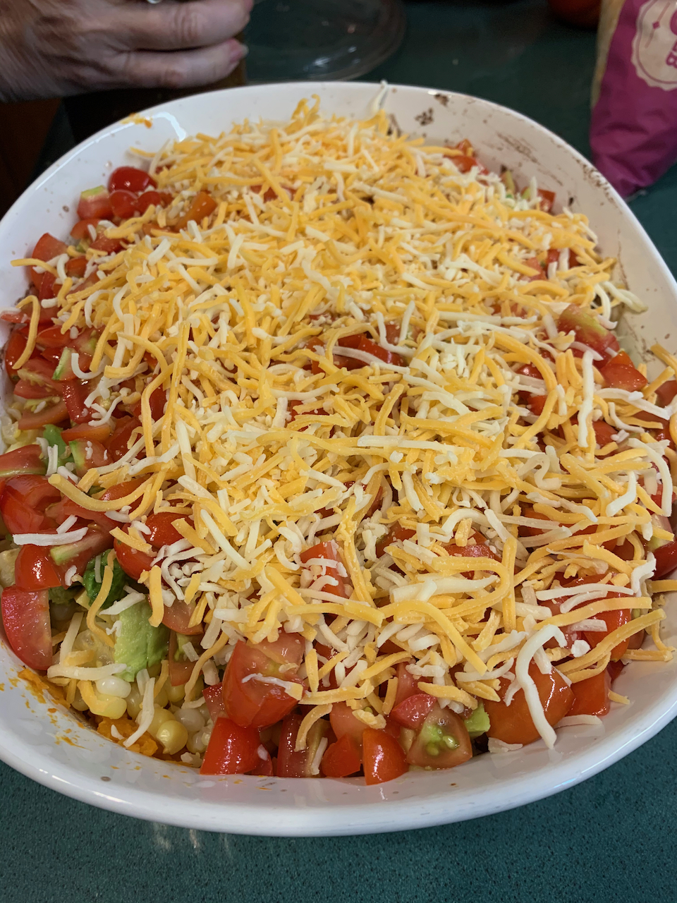 Yesteryear Acres Doodle Days Homemade 10 Layer Bean Dip