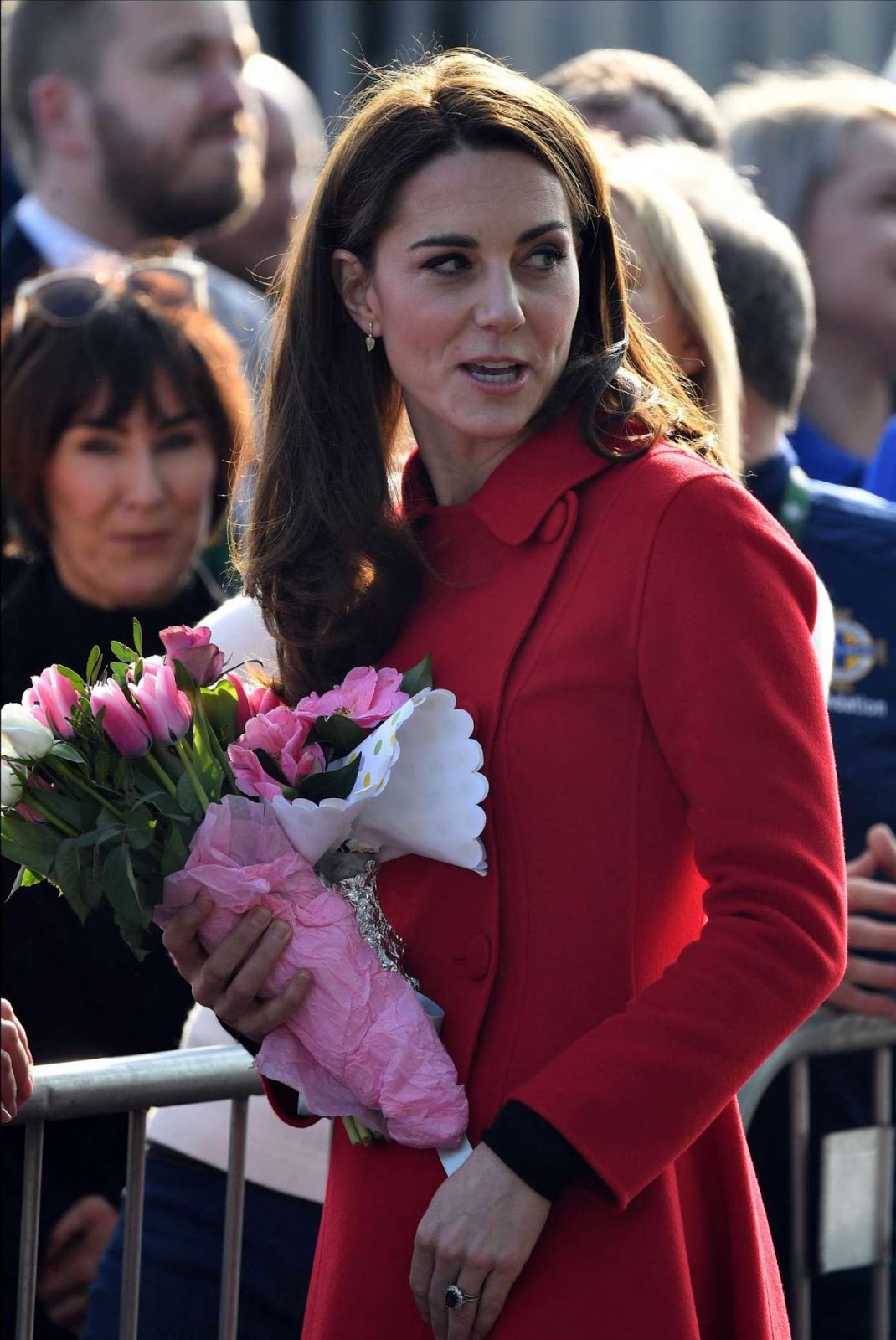 Kate Middleton at National Football Stadium in Belfast, Northern