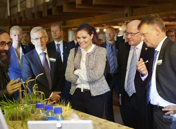 Crown Princess Victoria watched  the FIFA World Cup 2014 group C qualifying football match