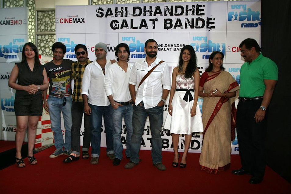 Bollywood Actress Photo Stills Preeti Jhangiani At Sahi Dhandhe Galat Bande First Look Launch